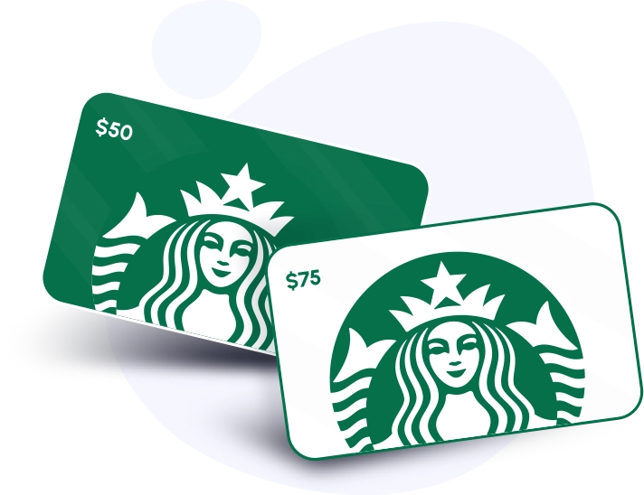 $50 STARBUCKS Gift Card